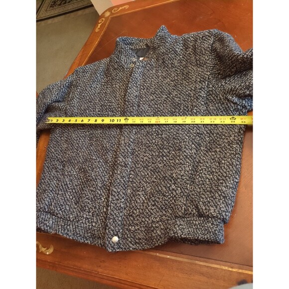 Rare VTG SADDLERY Cooper Collections Herringbone Lined Hooded Jacket 90s L - Picture 13 of 15